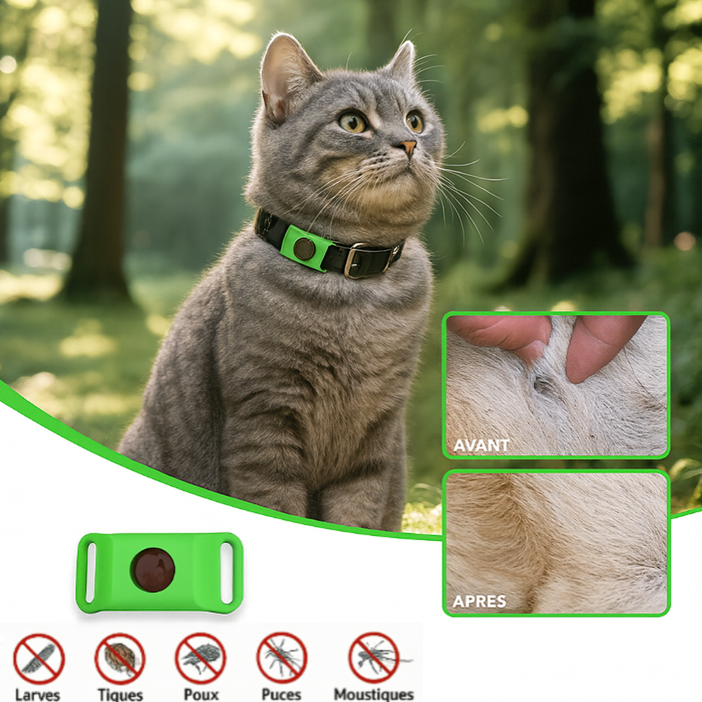 Kovalie - Collier Anti puce & anti tiques pour Chats